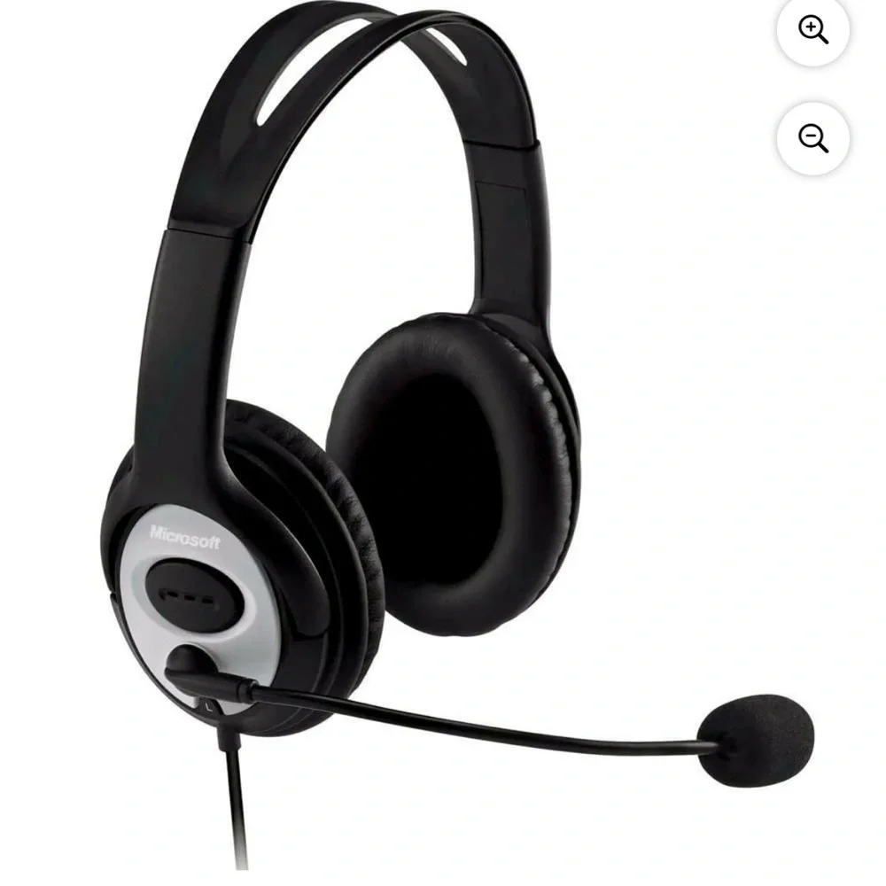 New- Open Box - Microsoft lifechat lx-3000 headset- over ear with microphone